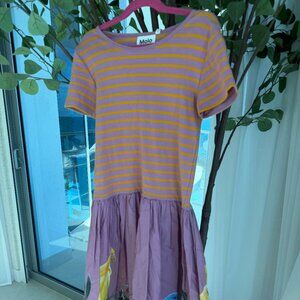 NWT Girls Molo Bird Dress 158/164 13/14